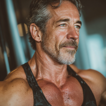 Активні старші люди під час тренування